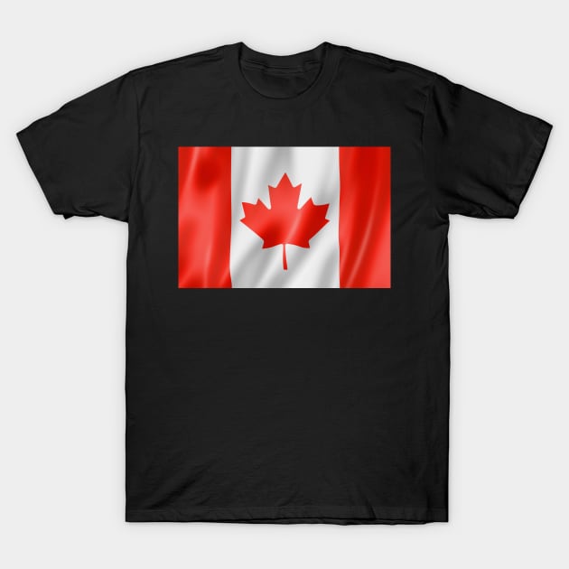 Canada Flag T-Shirt by CPAULFELL